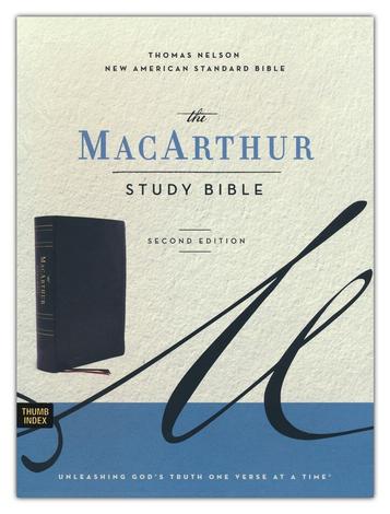 NASB, MacArthur Study Bible, Genuine Leather by 