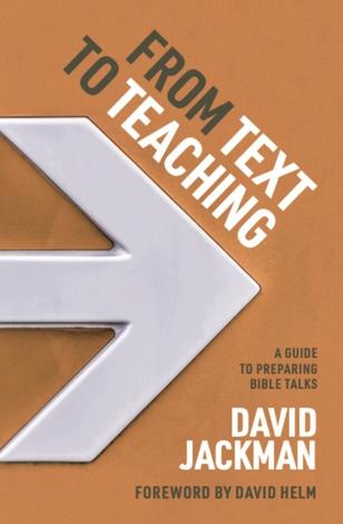 From Text to Teaching by David Jackman