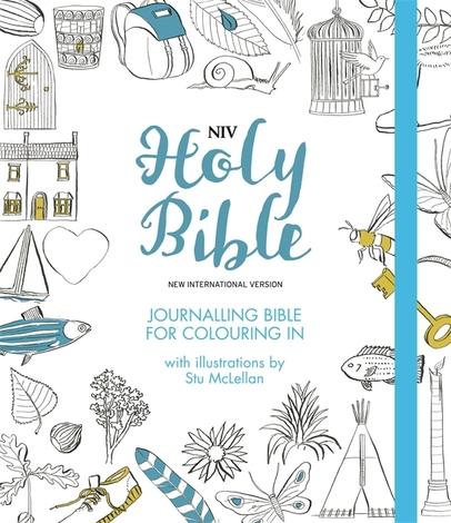 NIV Journalling Bible for Colouring In by 
