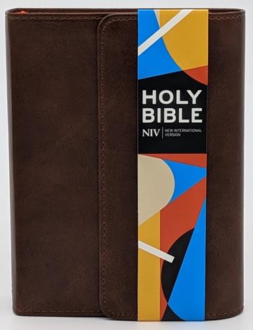 NIV Pocket Brown Soft-tone Bible with Clasp by NIV