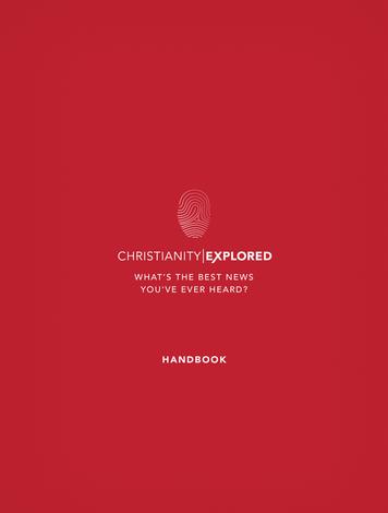 Christianity Explored Handbook (Participant's Study Guide) by Rico Tice and Barry Cooper