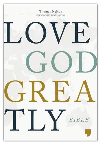 NET, Love God Greatly Bible, Cloth over Board, Pink, Comfort Print by 