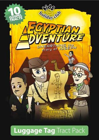 Egyptian Adventure (Luggage Tag Tract Pack of 10) by Loren Becroft