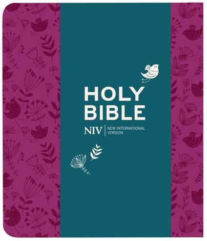 NIV Journalling Plum Soft-tone Bible with Clasp by NIV