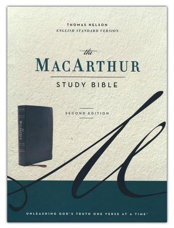ESV, MacArthur Study Bible, Genuine leather by 