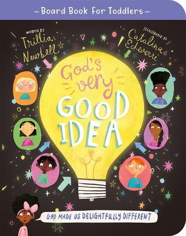 God's Very Good Idea Board Book by Trillia Newbell and Catalina Echeverri