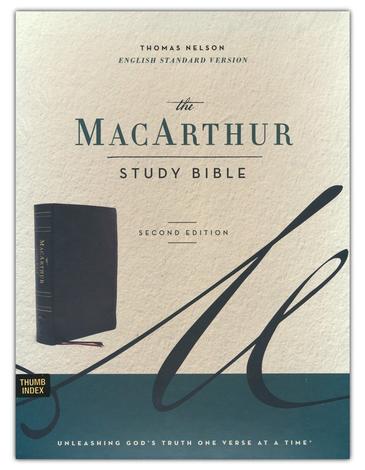 ESV, MacArthur Study Bible, Genuine leather by 