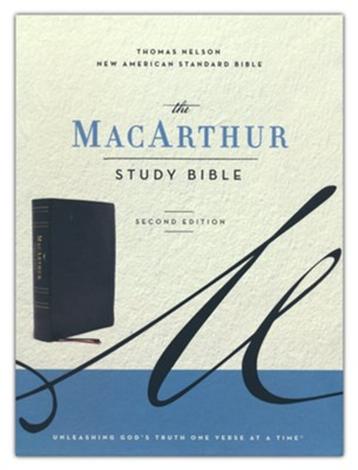 NASB, MacArthur Study Bible Genuine Leather by 