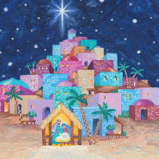 Bethlehem Town Ten Christmas Cards